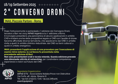 2° CONVEGNO DRONI